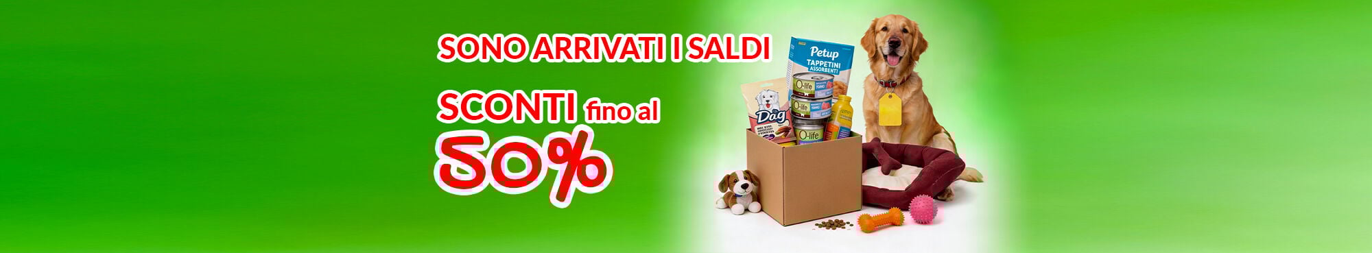Sono arrivati i saldi! Approfitta degli sconti fino al 50% su tantissimi prodotti!