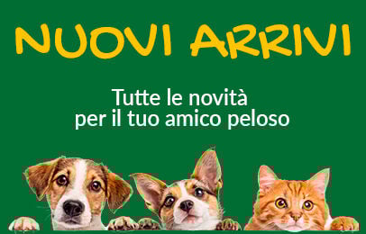 Novità per il tuo pet! Scopri tutti i prodotti! 