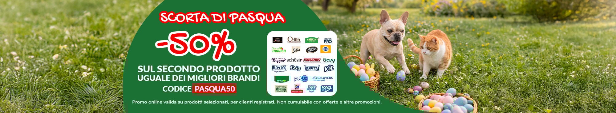 PROMO DI PASQUA! Oggi -50% sul secondo pezzo uguale sui migliori prodotti, usa il codice PASQUA50 e risparmia subito! Non cumulabile con altre iniziative promozionali.