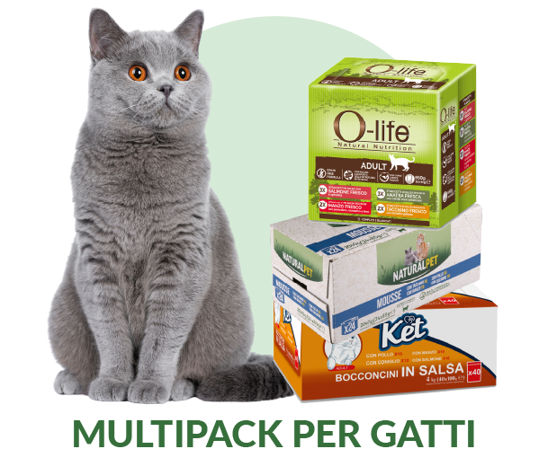 Multipack per gatti
