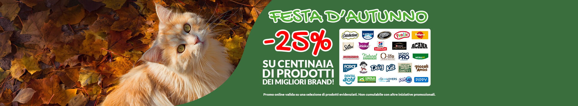 Per te -25% su centinaia di prodotti dei migliori brand! Li trovi tutti gi&agrave; scontati sul sito. Approfittane subito! Promo online valida fino al 20/09 su una selezione di prodotti evidenziati. Non cumulabile con altre iniziative promozionali.