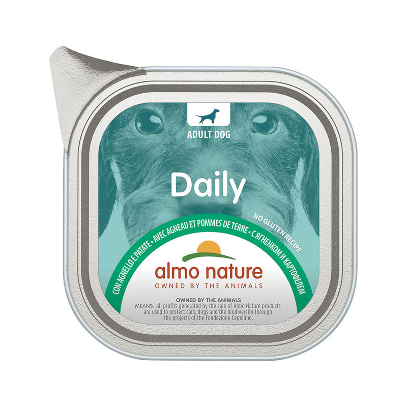 Almo Nature Dog Agnello 100g - Alimento senza glutine per cani sensibili