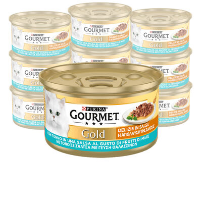 Gourmet Gold Cat Adult Delizie in Salsa Tonno 85 gr