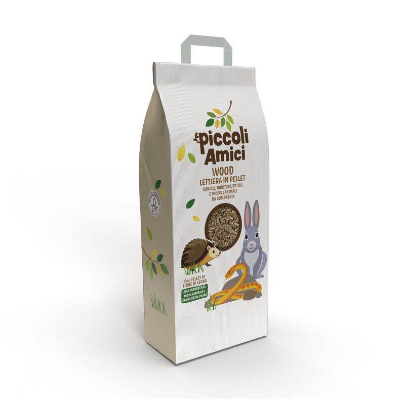 Piccoli Amici Lettiera in Pellet Wood 12 kg