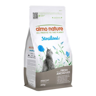 Almo nature Cat Sterilised con Acciughe 400gr