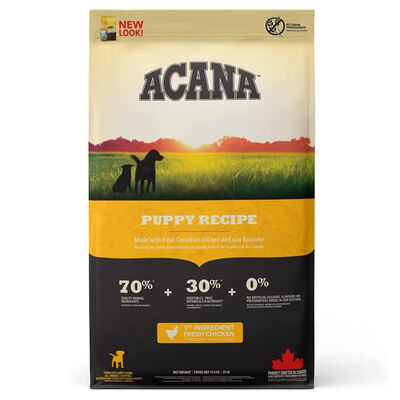 Acana Puppy Junior 11,4kg - Alimento per Cuccioli Ricco di Proteine e Grassi Essenziali