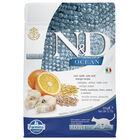 Farmina N&D Ocean Cat Adult Merluzzo, Farro, Avena e Arancia 300 gr