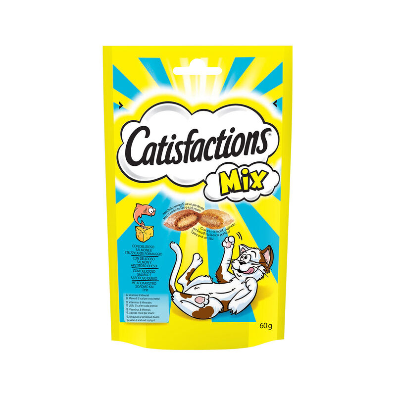 Catisfactions Snack Cat Salmone e Formaggio 60 gr