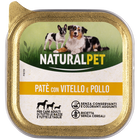 Naturalpet Dog Adulto Paté con Vitello e Pollo 150 gr