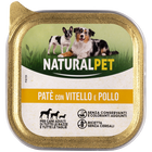 Naturalpet Dog Adulto Paté con Vitello e Pollo 150 gr image number 0