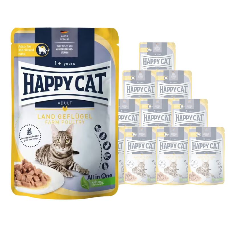 Happy Cat Culinary Pollame in Salsa 85 gr