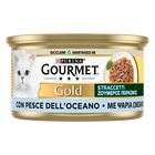 Gourmet Gold con Sfilaccetti di Pesce dell'Oceano 85gr