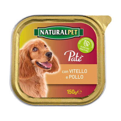 Naturalpet Dog Adulto Paté con Vitello e Pollo 150 gr
