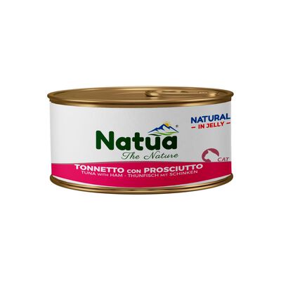 Natua Natural Cibo umido per gatti adulti Tonnetto e Prosciutto 150 gr