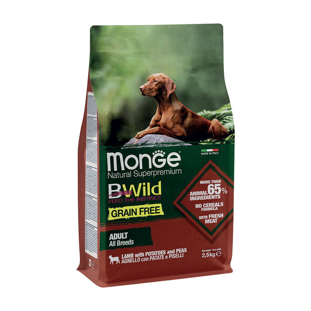 Monge Bwild Grain Free Agnello 2.5 kg | L'Isola dei Tesori