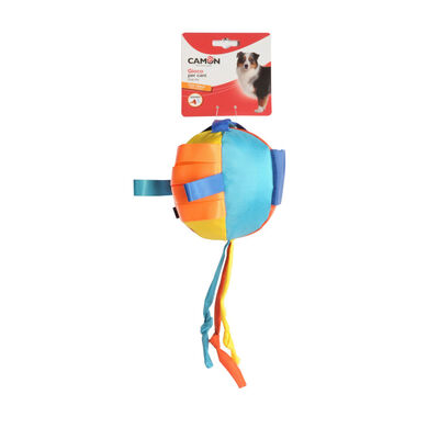 Camon Gioco per cani Palla con tasca e squeaker 13 cm