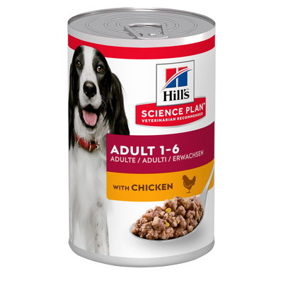 Hill's Science Plan Dog Adult con Pollo Lattina 370 gr