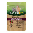 Naturalpet Premium Cat Steril Mousse Agnello 85gr