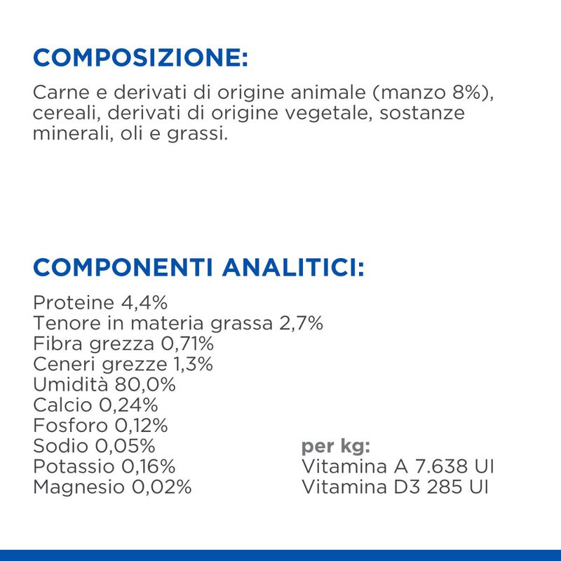 Hill's Science Plan Dog Mature Adult 7+ Small & Mini Mousse Manzo 200 gr