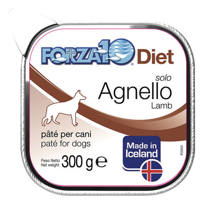 Forza10 Diet Dog Solo Diet paté con Agnello 300 gr