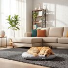 Petup Linea Cuccioli Cuscino Ovale Cielo Stellato 55x40 cm