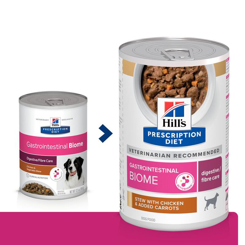 Hill's Prescription Diet Dog Gastrointestinal Biome Spezzatino con Pollo e Verdure 354 gr