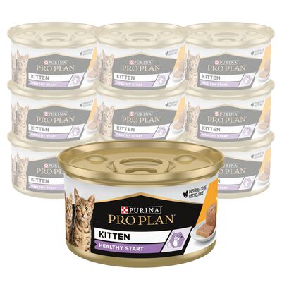 Purina Pro Plan Kitten Healthy Start Mousse con Pollo 85 gr