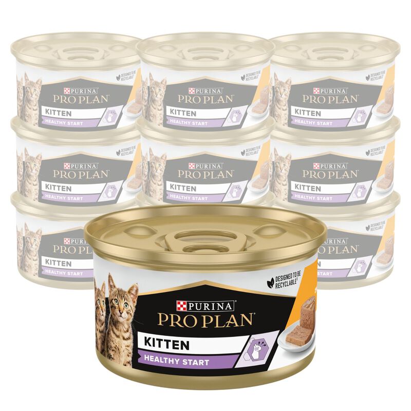 Purina Pro Plan Kitten Healthy Start Mousse con Pollo 85 gr