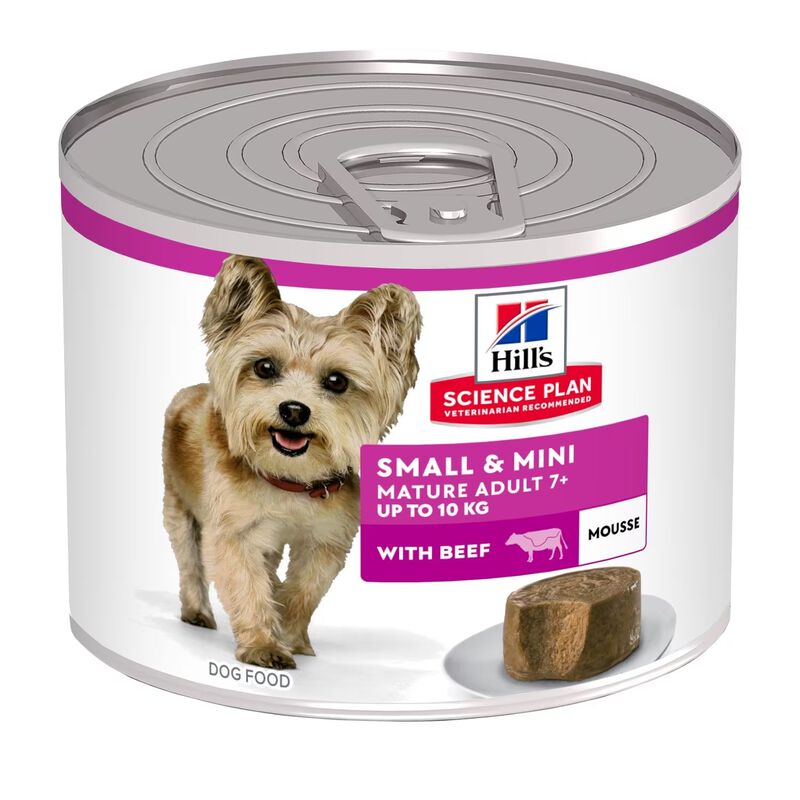 Hill's Science Plan Dog Adult Mature Small & Mini Mousse Manzo 200 gr