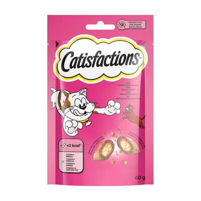 Catisfactions Snack per Gatto con Manzo 60 gr