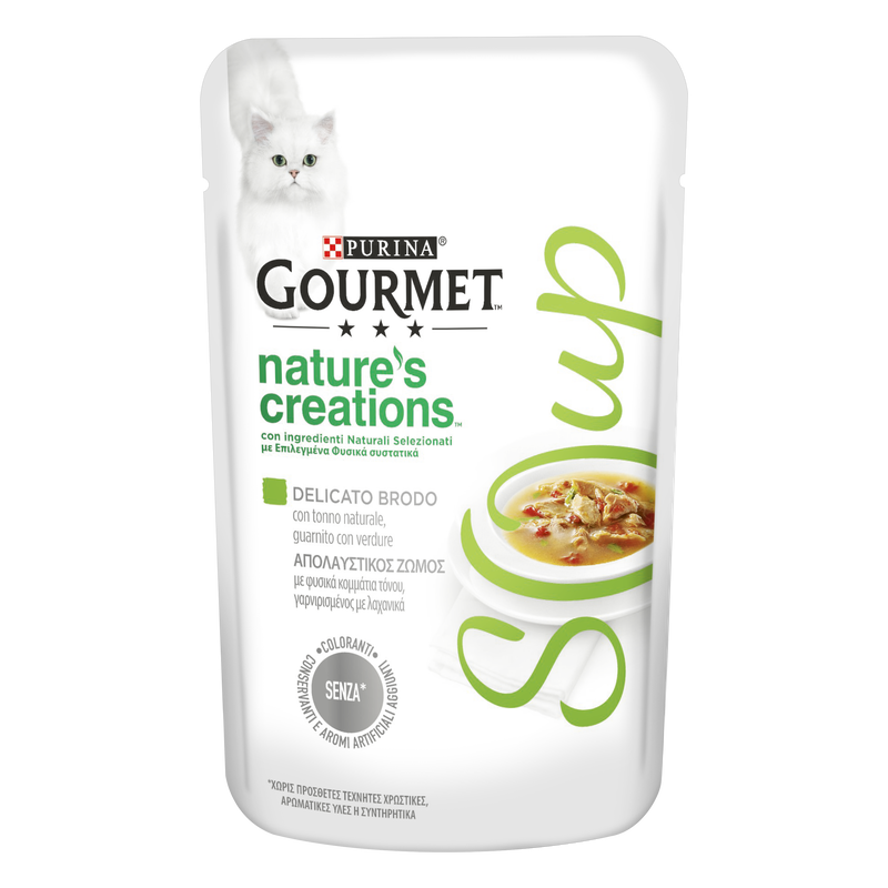 Gourmet Nature's Creation Soup Cat Adult Tonno&Verdure 40 gr