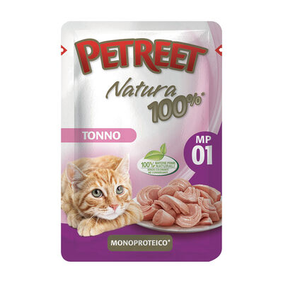 Petreet Cat 100% monoproteico bustina Tonno 70 gr
