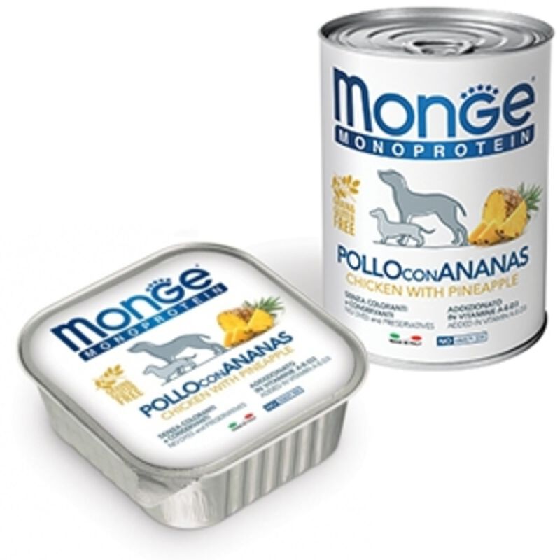 Monge Monoprotein Dog Adult Paté Pollo con Ananas 150 gr