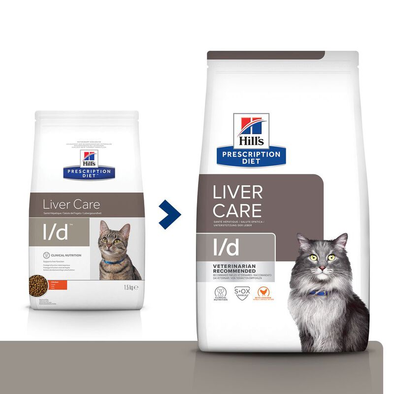 Hill's Prescription Diet Cat Liver Care l/d con Pollo 1,5 kg