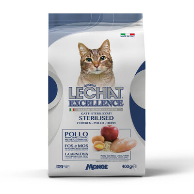 Lechat Excellence Cat Sterilised Pollo 400 gr