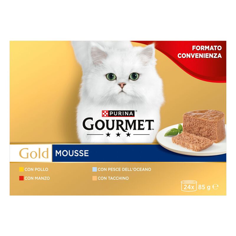 Gourmet Gold Cat Adult Mousse 24 x 85 gr