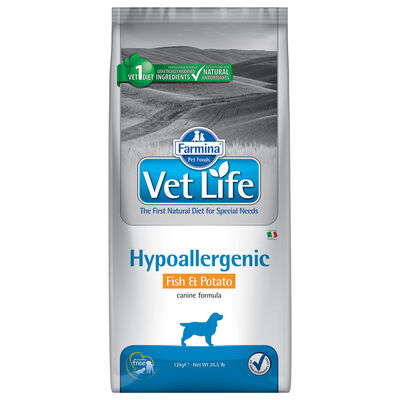 Farmina Vet Life Dog Hypoallergenic Pesce e Patate 12 kg