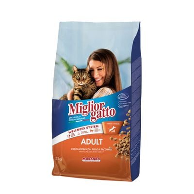 Migliorgatto Cat Adult con Pollo e Tacchino 2 kg