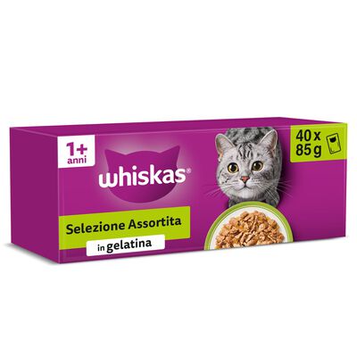 Whiskas Cat Adult Multipack Selezione assortita 40 pz x 85 gr