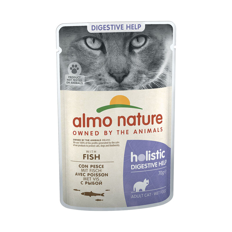 Almo Nature Holistic Functional Cat Digestive Help - con Pesce 70 gr