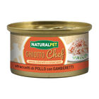 Naturalpet Ghiotto Chef Straccetti di Pollo con Gamberetti fumé 80gr