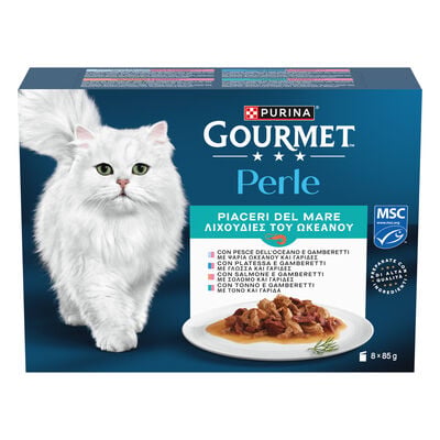 Gourmet Perle Cat Adult Piaceri del Mare 8 x 85 gr