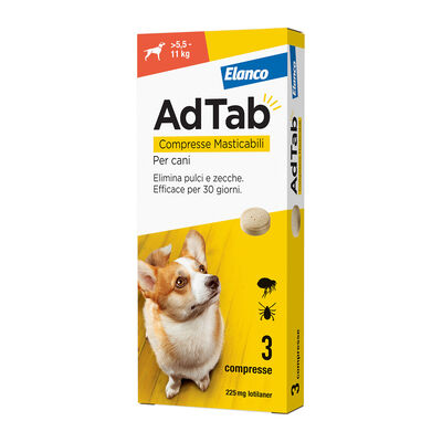 Elanco Dog AdTab Antiparassitario Cane 5,5 - 11 kg