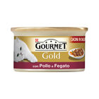 Gourmet Gold Cat Adult Dadini in Salsa con Pollo e Fegato 85 gr image number 0