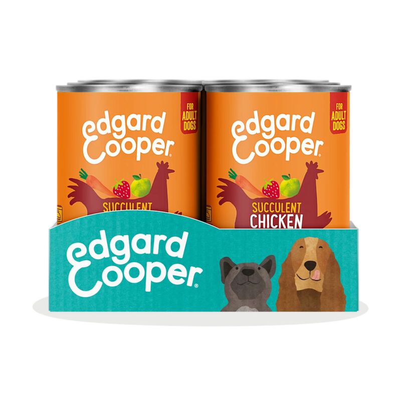 Edgard & Cooper Dog Adult Pollo e Tacchino 400 gr