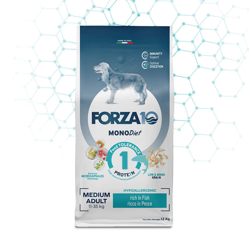 Forza10 MonoDiet Dog Medium al Pesce 12 kg
