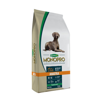 Naturalpet Monopro All Breeds Grain Free Anatra 1,5 kg.