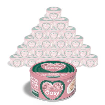 Oasy More Love Cat Adult Pollo con Prosciutto di Pollo 70 gr