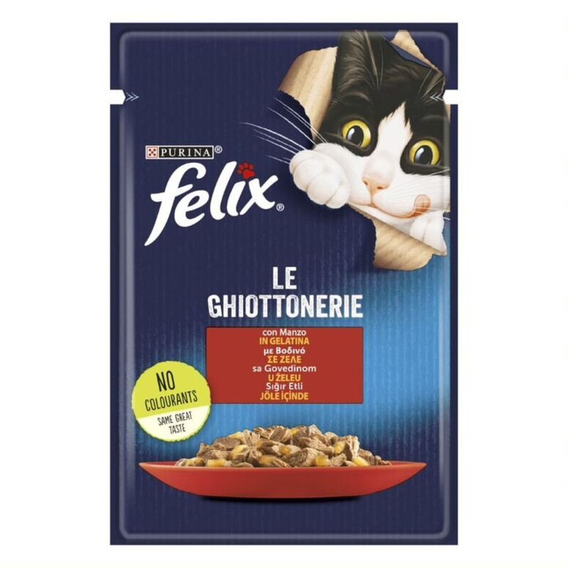 Felix Le Ghiottonerie Cat Adult Con Manzo 85 gr