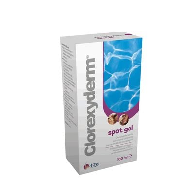 I.c.f Clorexyderm Spot Gel per cani e gatti 100 ml